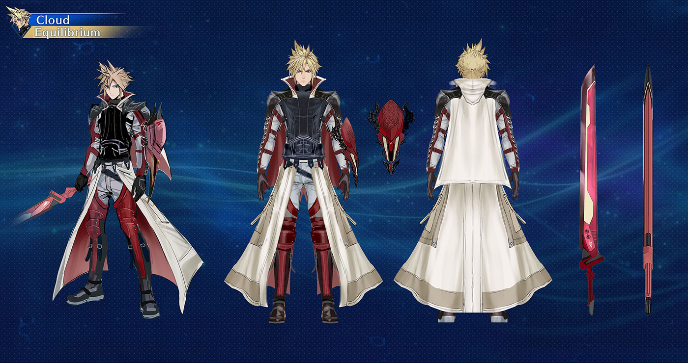 Cloud, Equilibrium Outfit Art from Final Fantasy VII: Ever Crisis