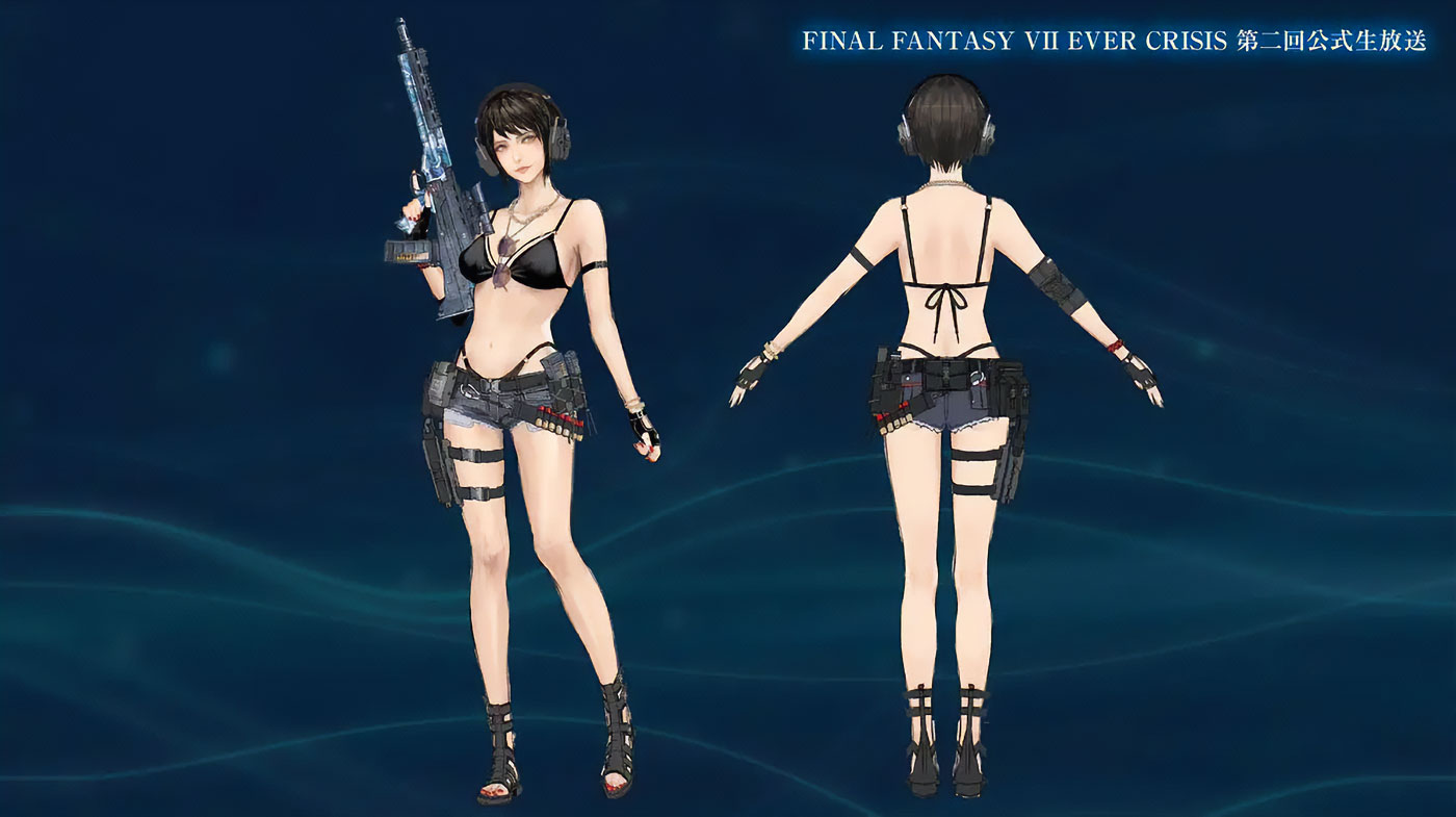 Lucia, Beach Agent Art from Final Fantasy VII: Ever Crisis