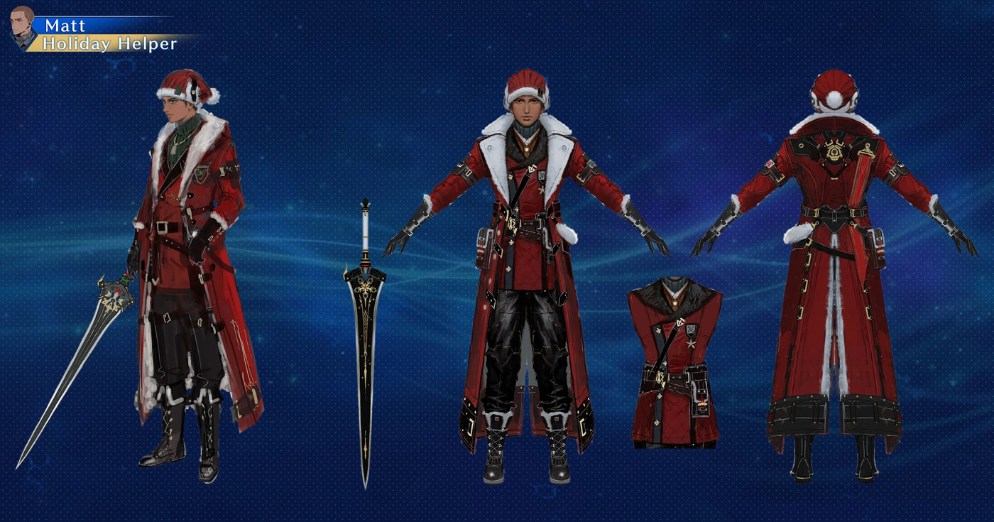 Matt, Holiday Helper Art from Final Fantasy VII: Ever Crisis