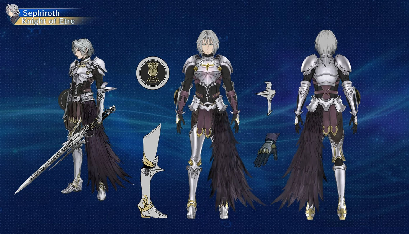 Sephiroth, Knight of Etro Art from Final Fantasy VII: Ever Crisis