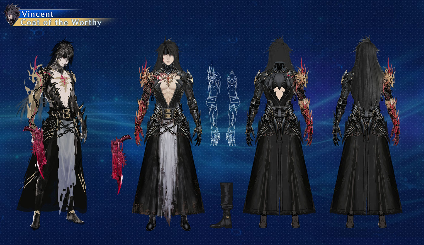 Vincent, Coat of the Worthy Art from Final Fantasy VII: Ever Crisis