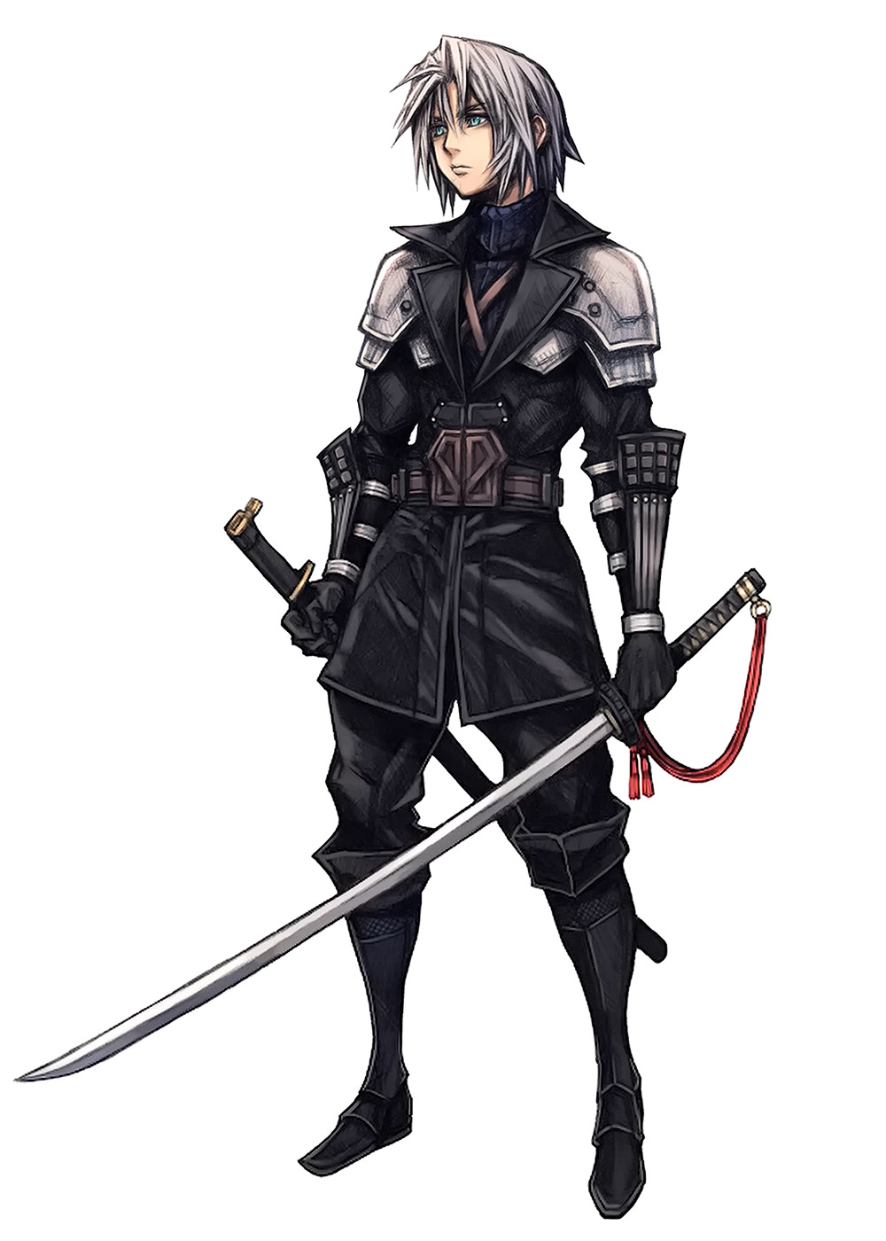 Young Sephiroth Art from Final Fantasy VII: Ever Crisis