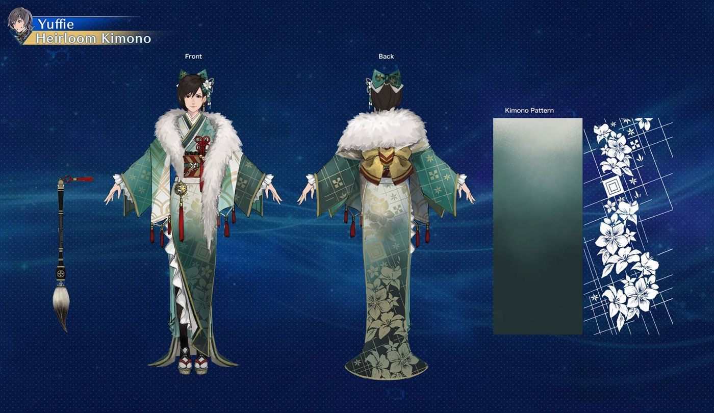 Yuffie, Heirloom Kimono Art from Final Fantasy VII: Ever Crisis
