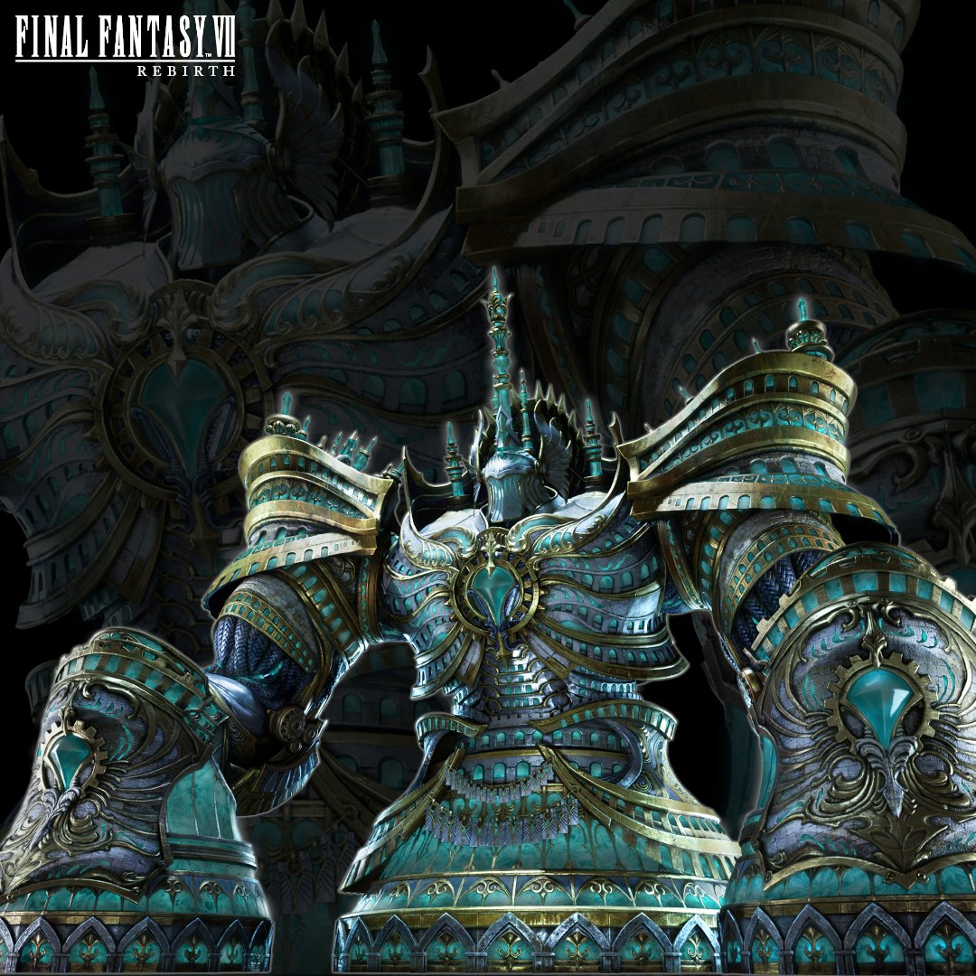 Alexander Art from Final Fantasy VII Rebirth