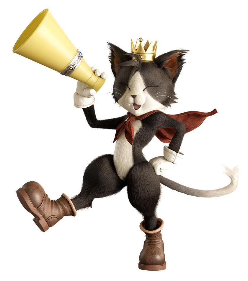 Cait Sith Artwork from Final Fantasy VII Rebirth