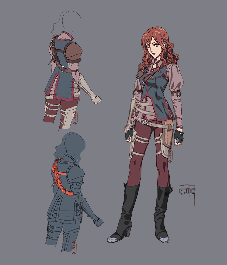 Cissnei Concept Art from Final Fantasy VII Rebirth