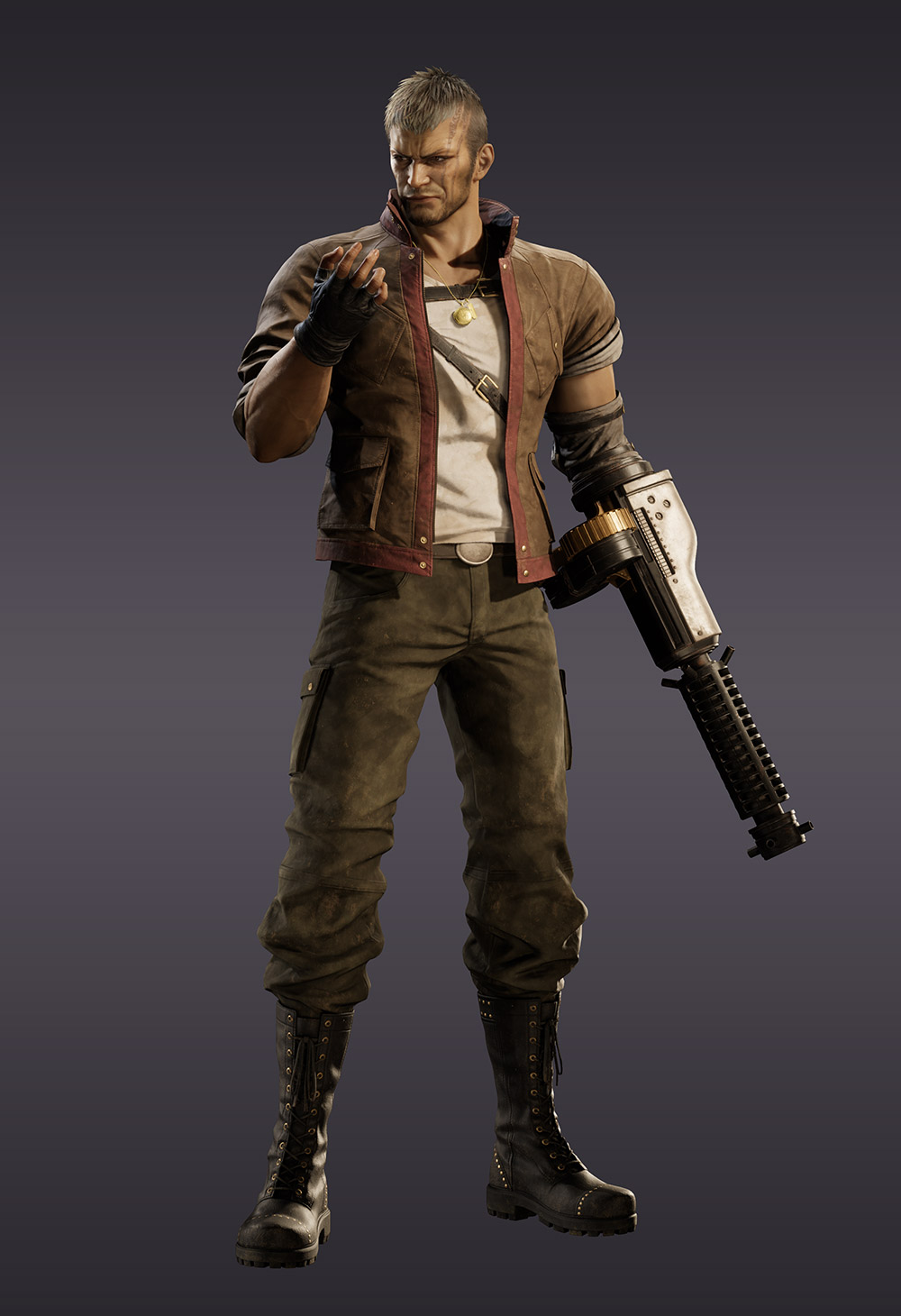 Dyne Art from Final Fantasy VII Rebirth
