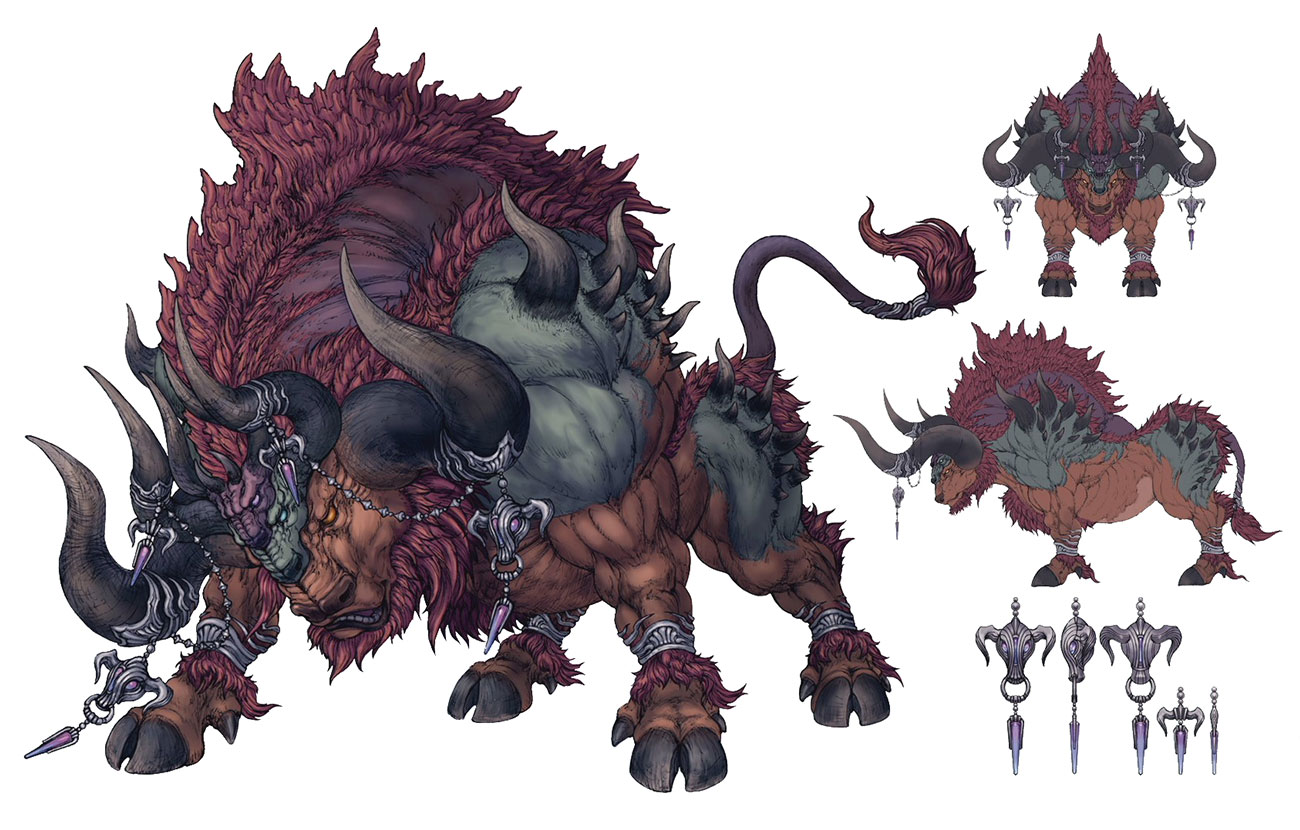 Kujata Concept Art from Final Fantasy VII Rebirth