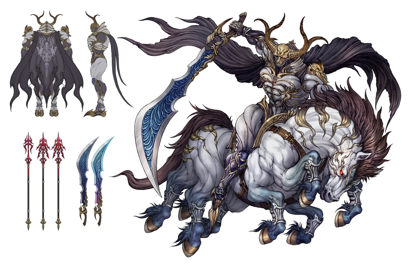 Odin Concept Art from Final Fantasy VII Rebirth