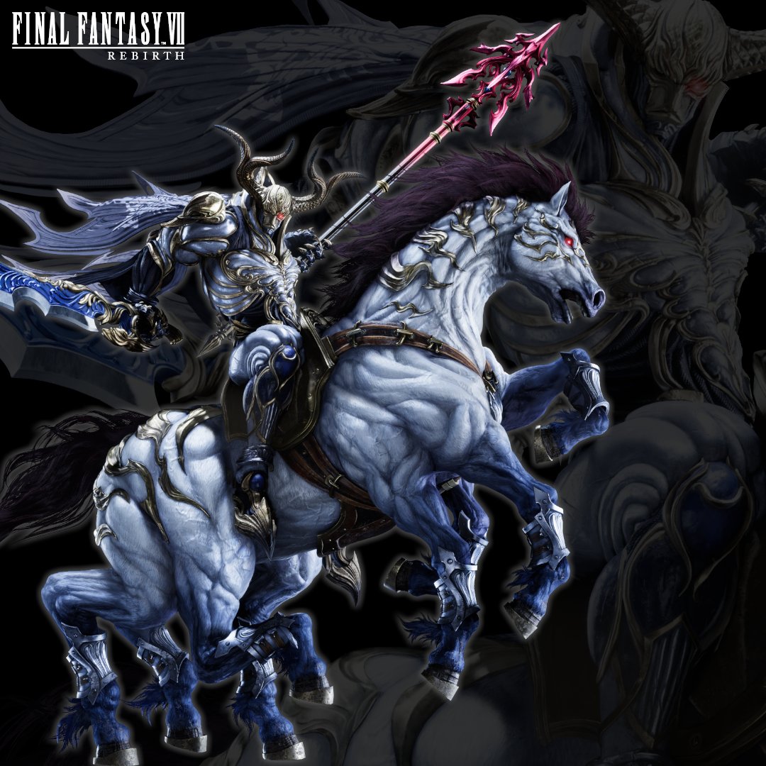 Odin Art from Final Fantasy VII Rebirth