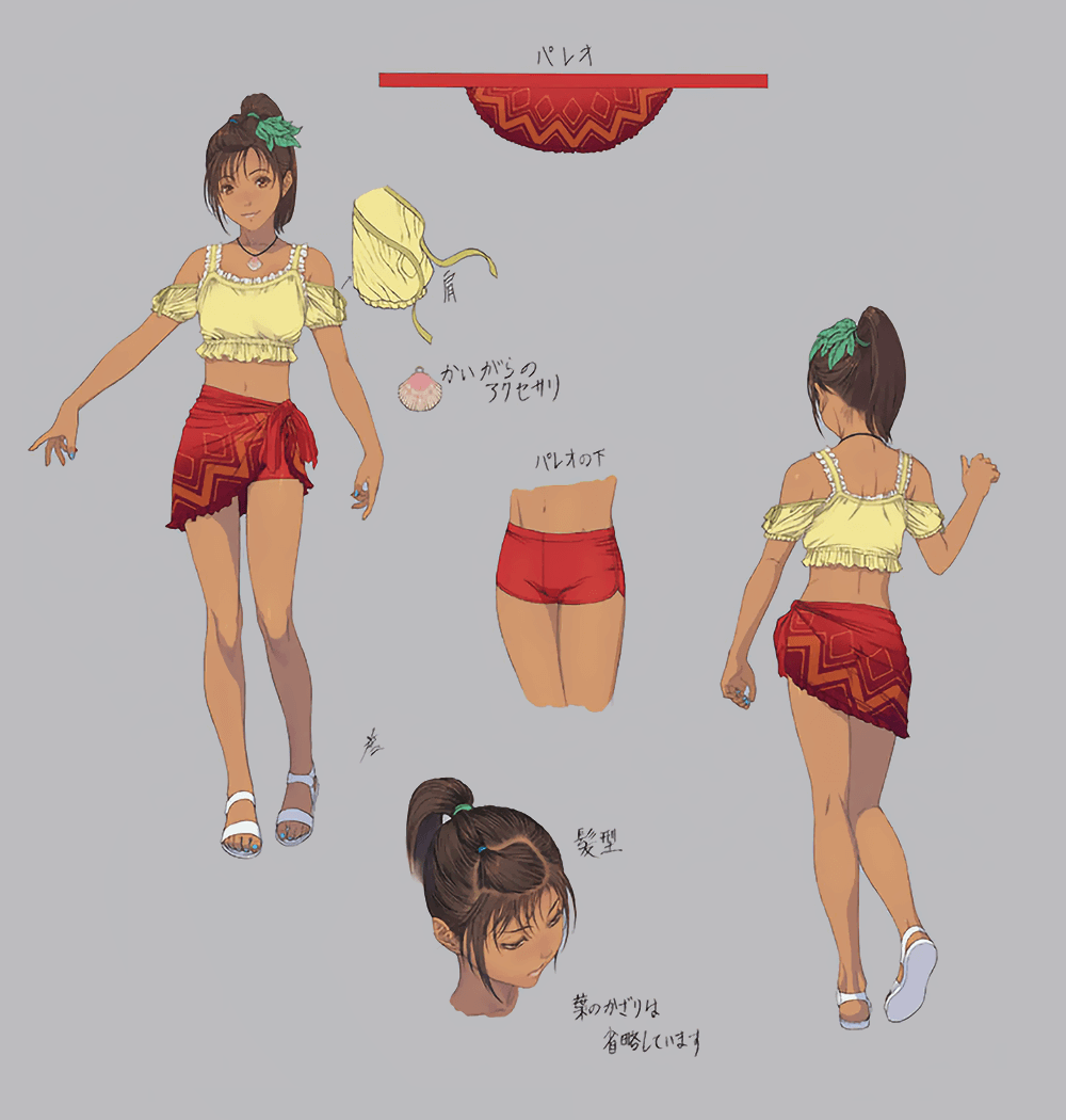Priscilla Concept Art from Final Fantasy VII Rebirth