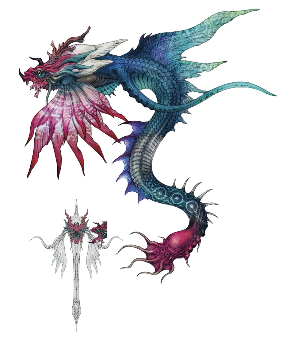 Terror of the Deep Concept Art from Final Fantasy VII Rebirth