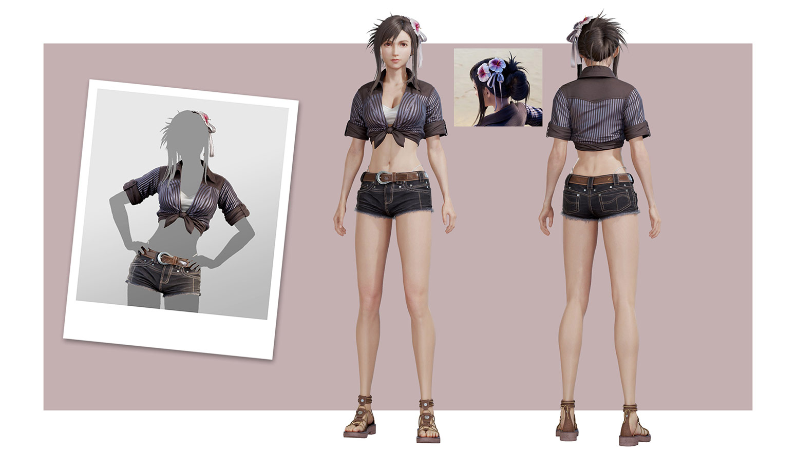 Tifa's Majestic Glamour Outfit Art from Final Fantasy VII Rebirth
