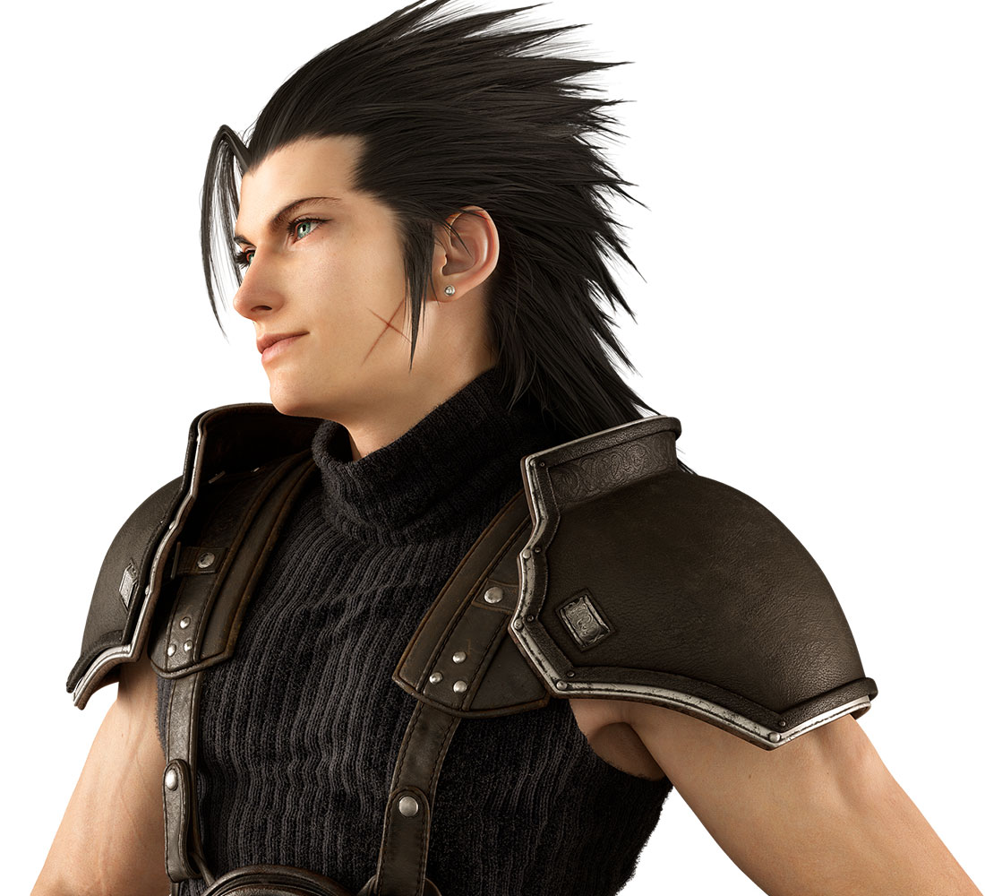 Zack Bust Artwork from Final Fantasy VII Rebirth
