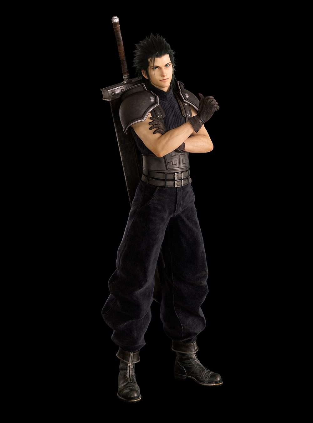 Zack Fair Art from Final Fantasy VII Rebirth