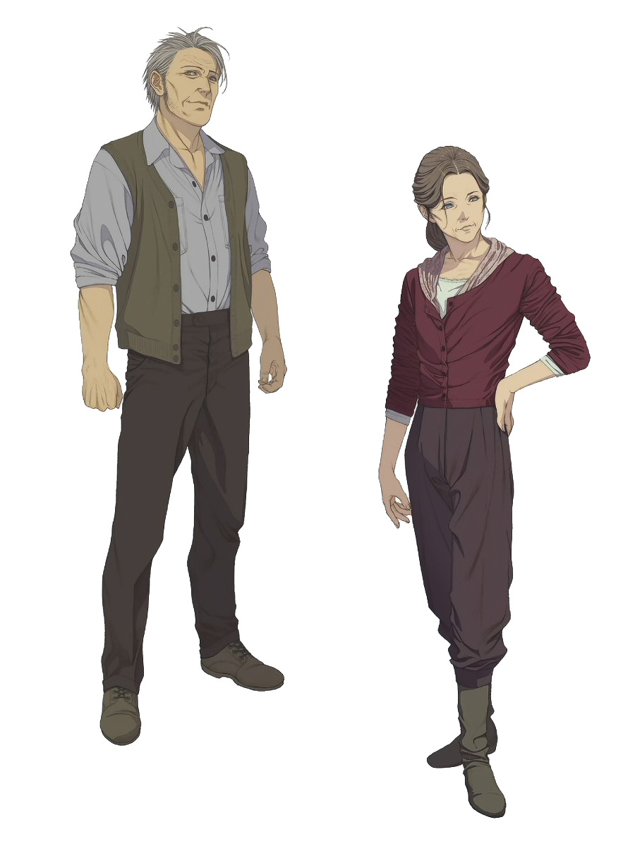 Zack's Parents Concept Art from Final Fantasy VII Rebirth