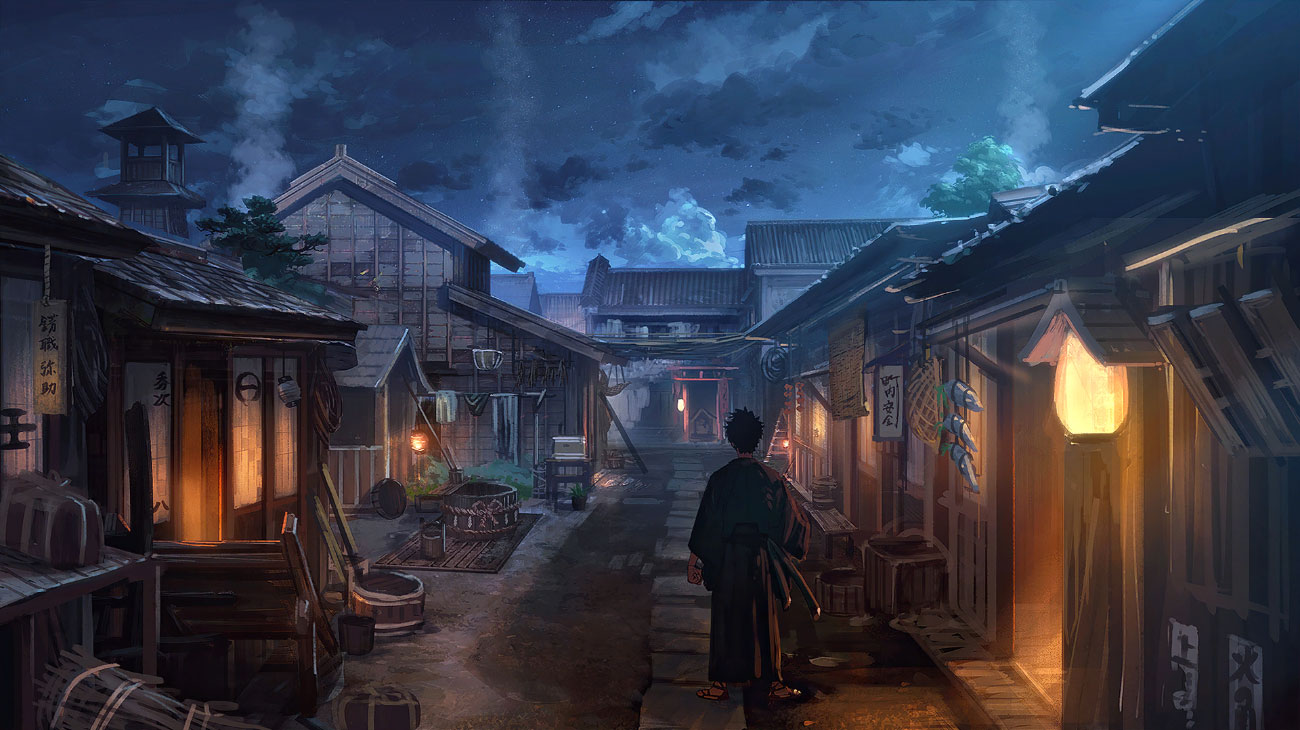 Asakusa Residential Area Art from Fate/Samurai Remnant