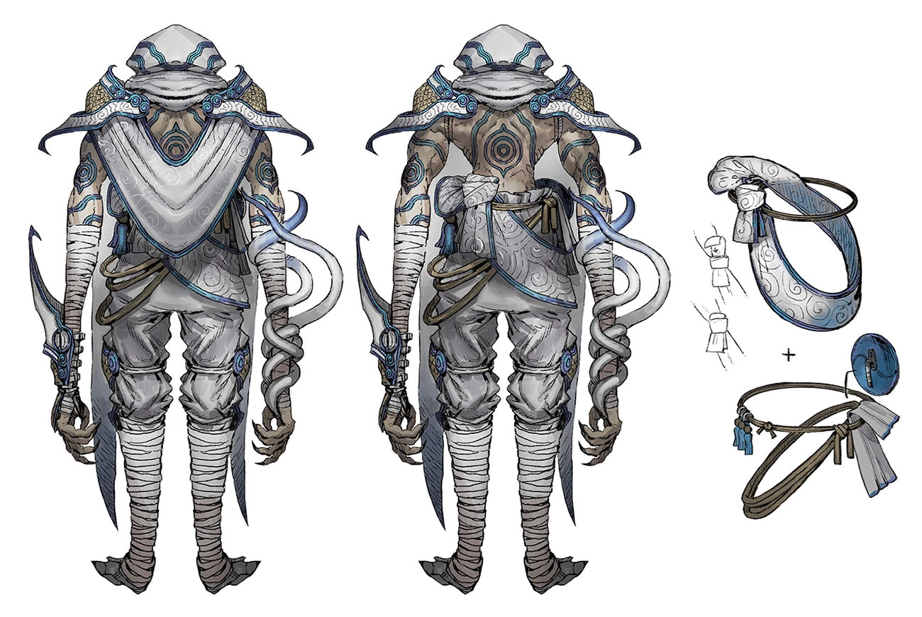 Assassin Backside Concept Art from Fate/Samurai Remnant