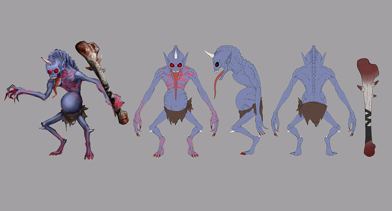 Gaki Concept Art from Fate/Samurai Remnant