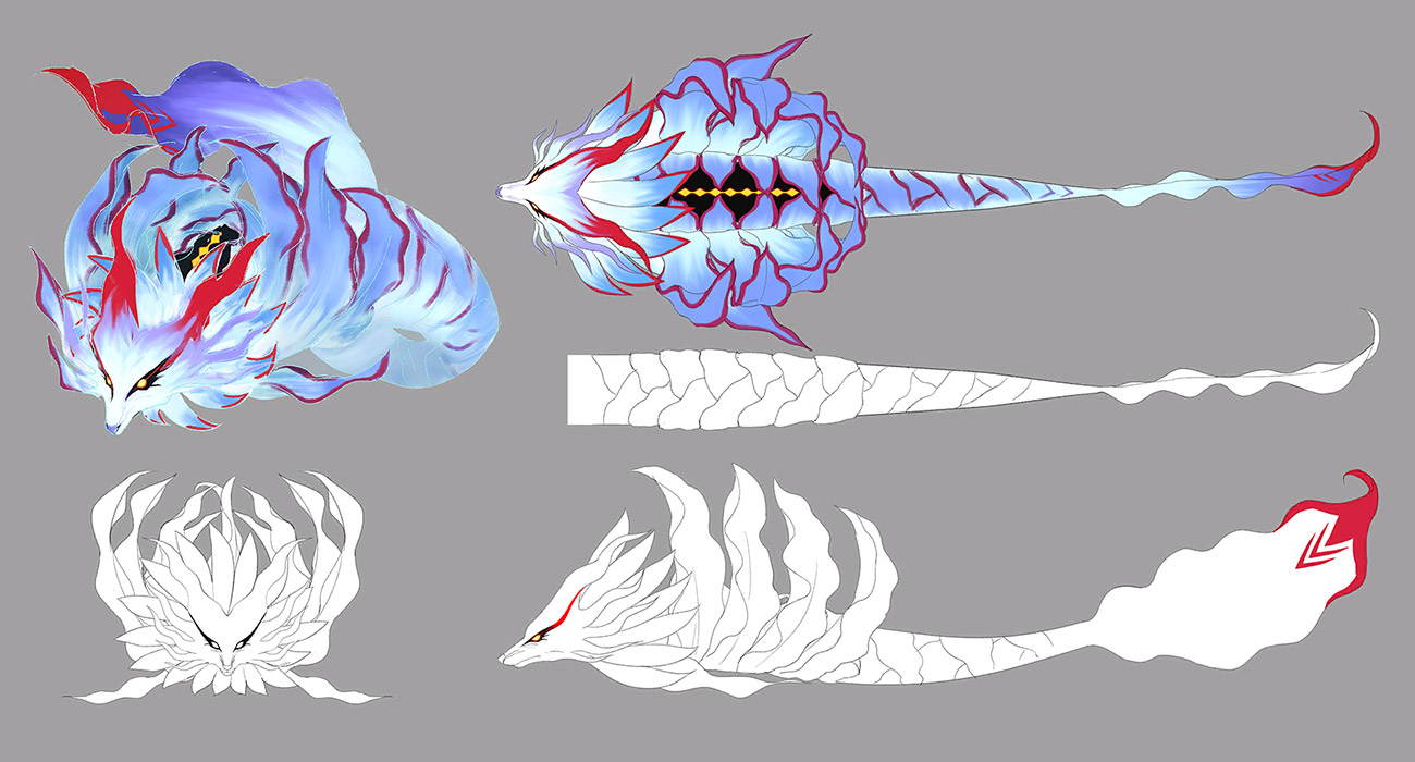 Izuna Concept Art from Fate/Samurai Remnant