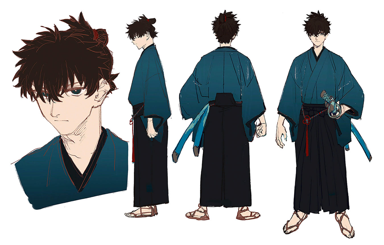 Miyamoto Iori Concept Artwork from Fate/Samurai Remnant