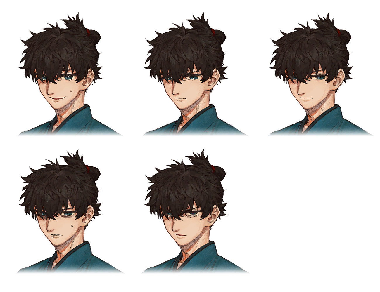 Miyamoto Iori Expressions Artwork from Fate/Samurai Remnant