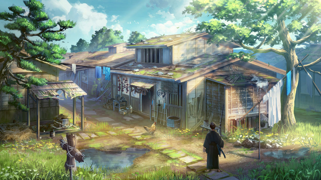 Miyamoto Iori's House (Day) Art from Fate/Samurai Remnant