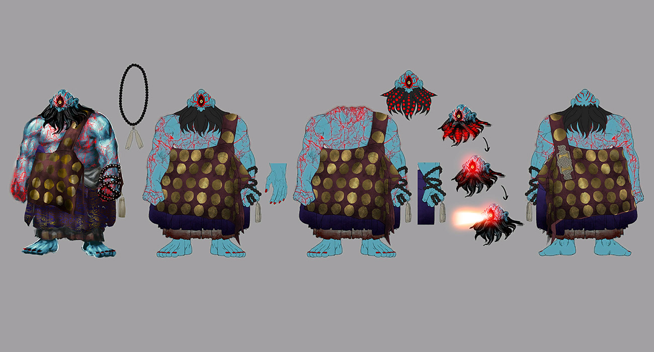 One-Eyed Oni Concept Art from Fate/Samurai Remnant
