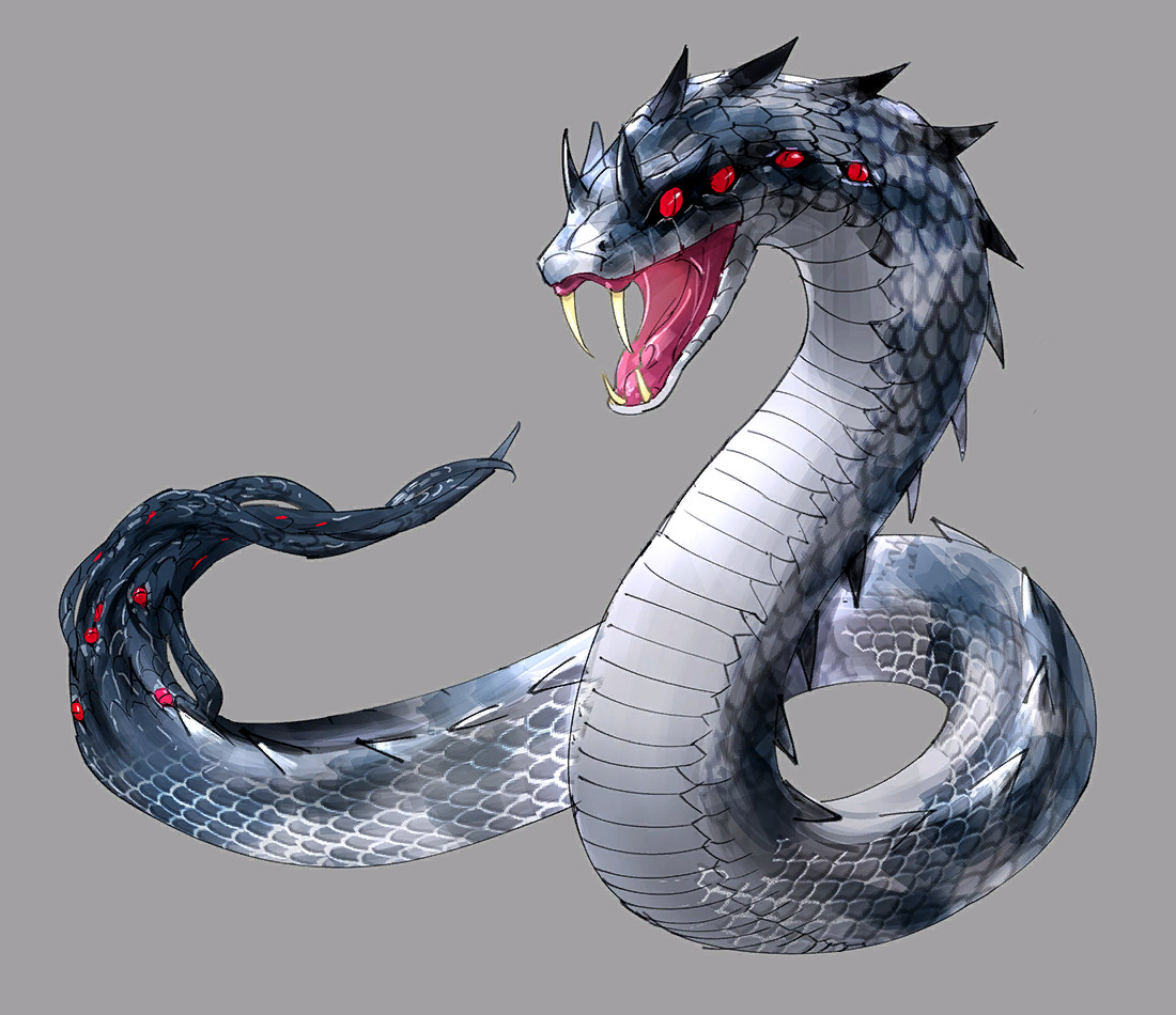 Phantom Snake Concept Art from Fate/Samurai Remnant