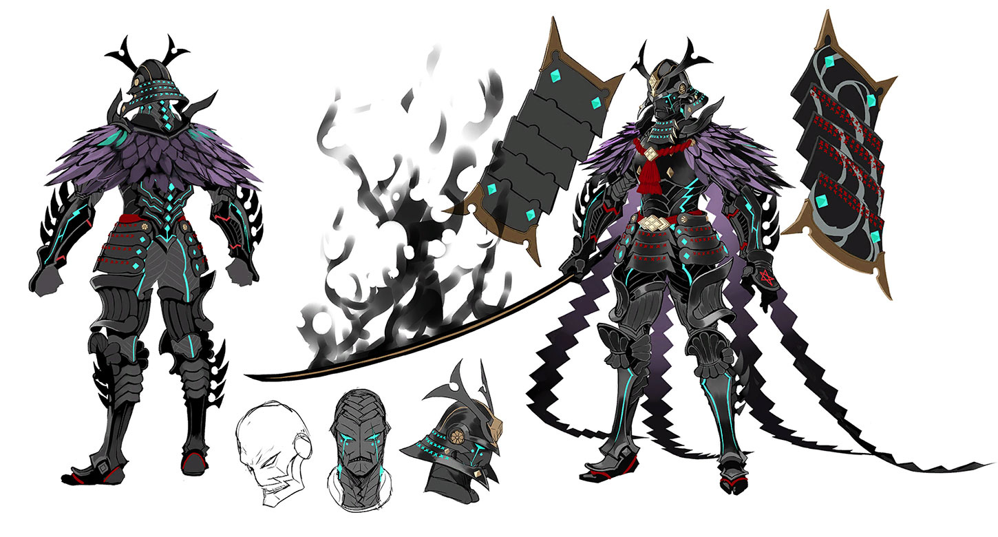 Rider Concept Art from Fate/Samurai Remnant