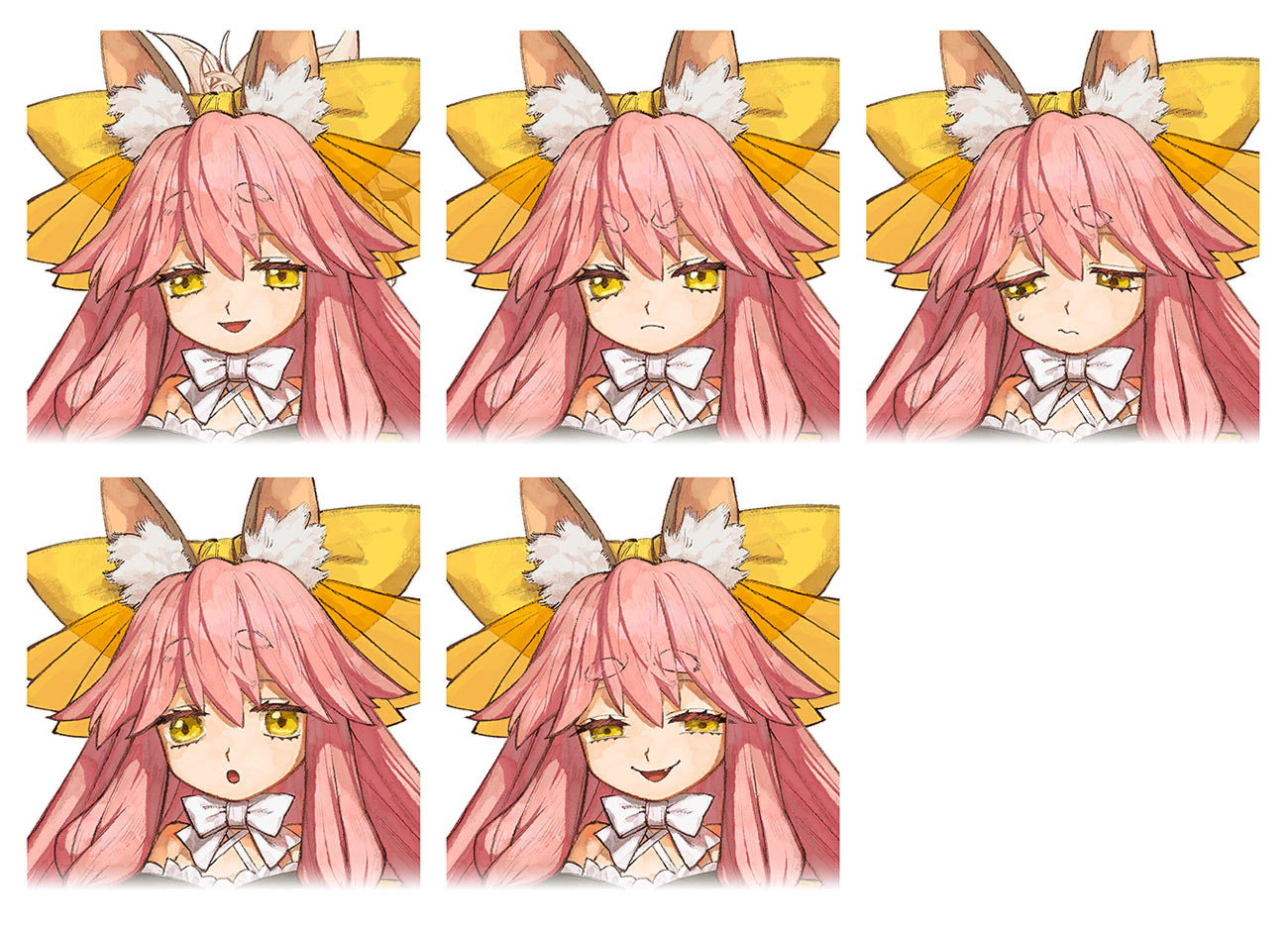 Rogue Rider Expressions Art from Fate/Samurai Remnant