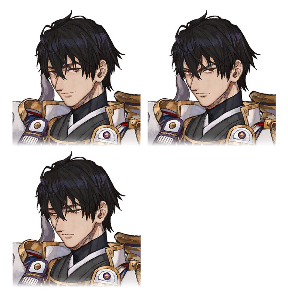 Rogue Saber Expressions Art from Fate/Samurai Remnant