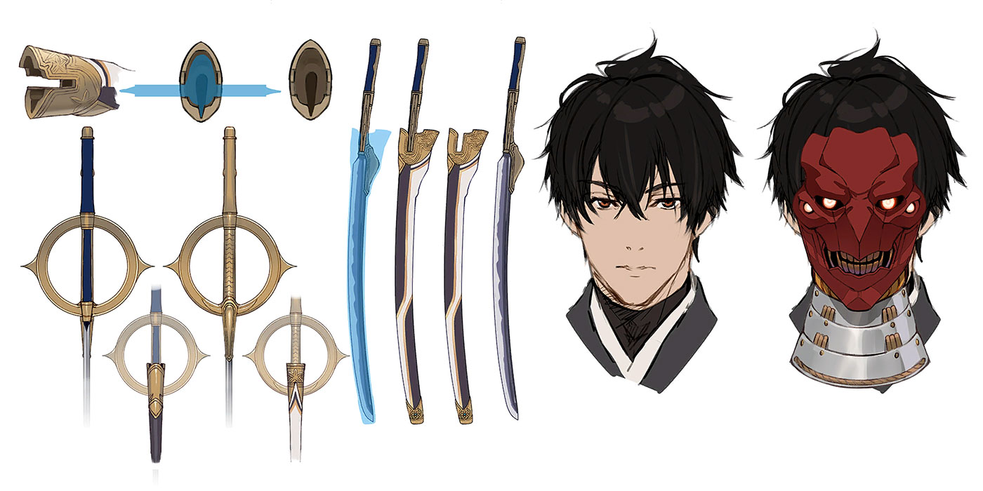 Rogue Saber Weapon Art from Fate/Samurai Remnant