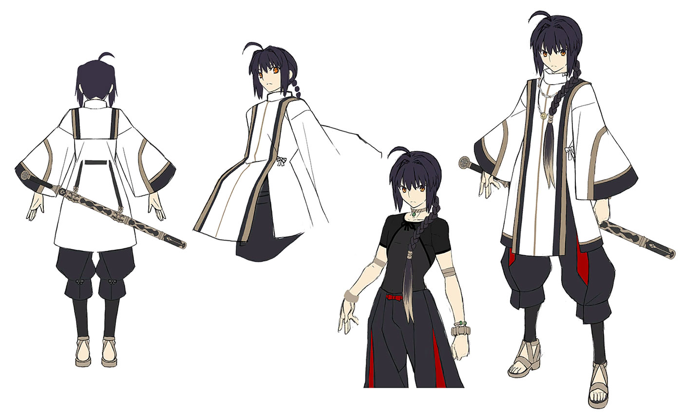 Saber Concept Art from Fate/Samurai Remnant