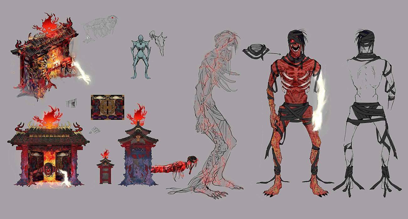 Waxing Moon Monster Art from Fate/Samurai Remnant
