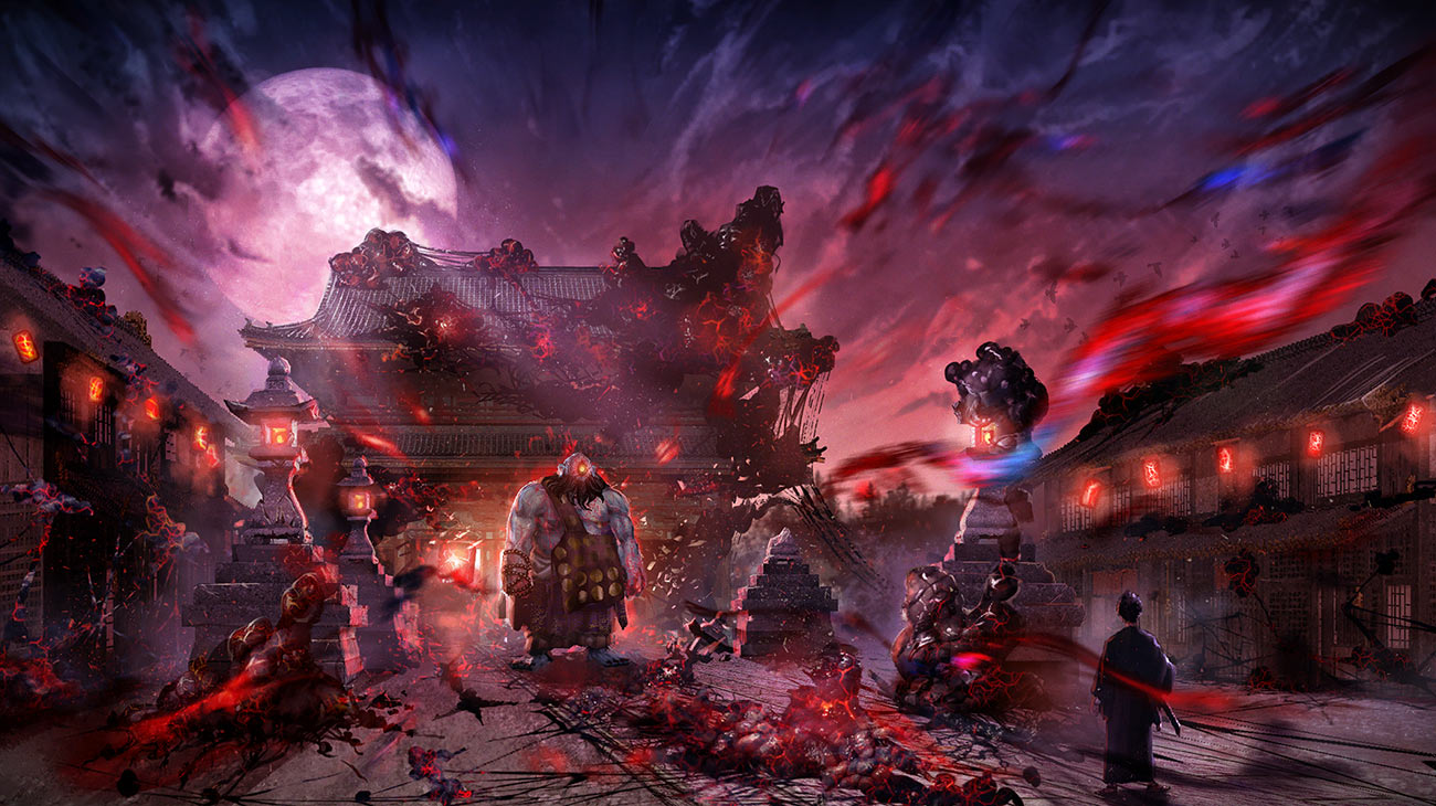 Waxing Moon's Corruption Art from Fate/Samurai Remnant