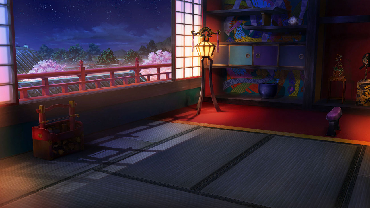 Yoshiwara Brothel (Night) Art from Fate/Samurai Remnant