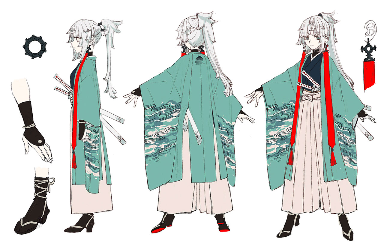 Yui Shousetsu Concept Art from Fate/Samurai Remnant