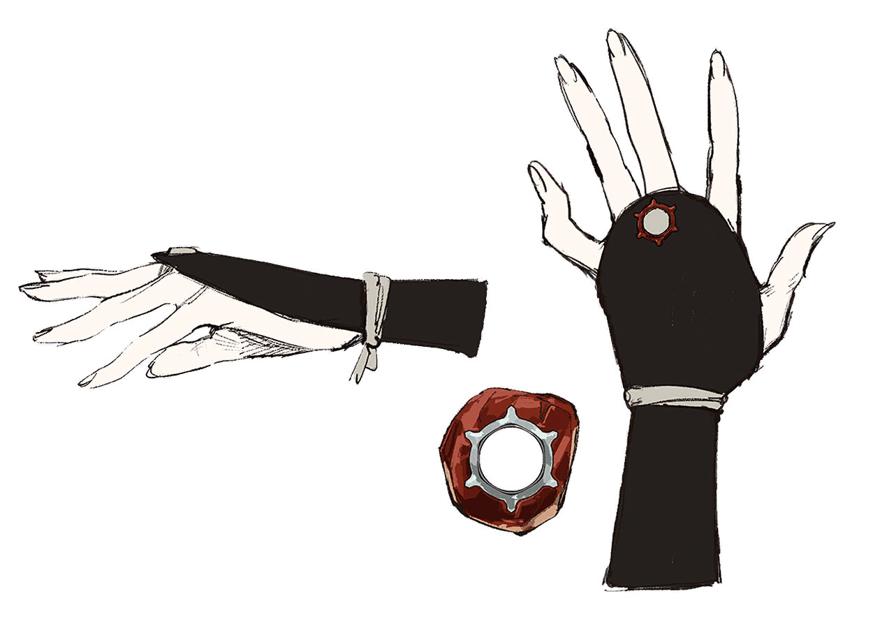 Yui Shousetsu Hand Art from Fate/Samurai Remnant