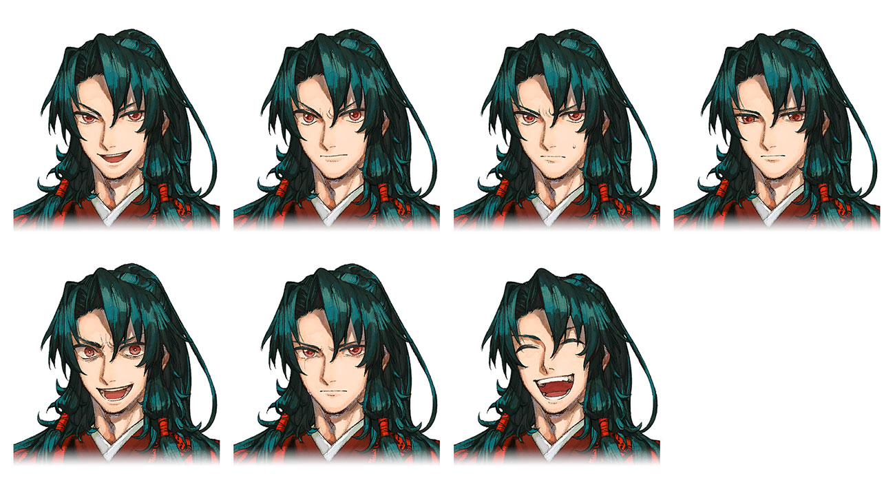 Zheng Chenggong Expressions Art from Fate/Samurai Remnant