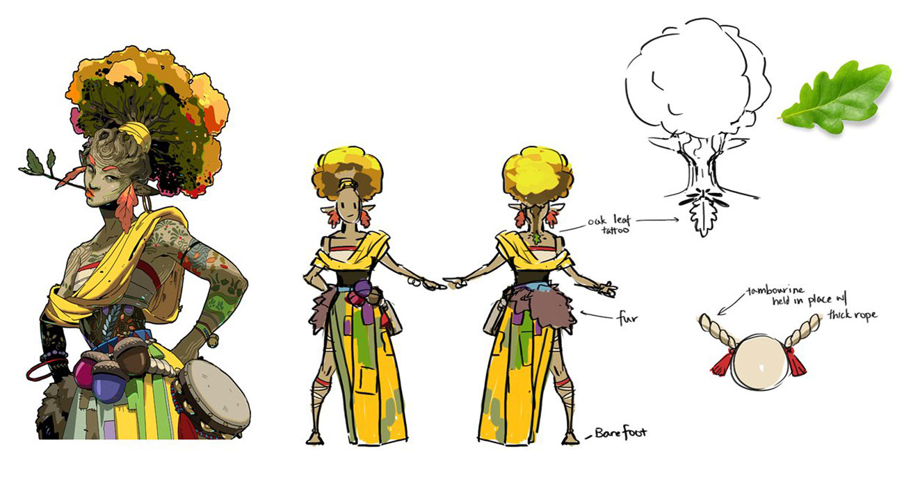 Eurydice Concept Art from Hades