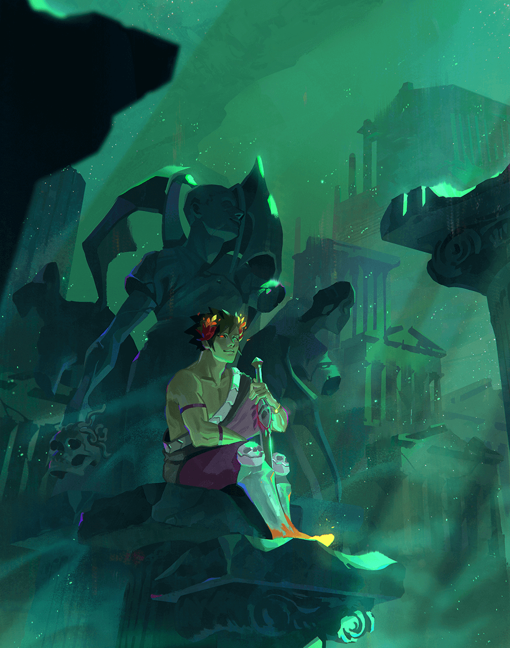 Zagreus Illustration from Hades