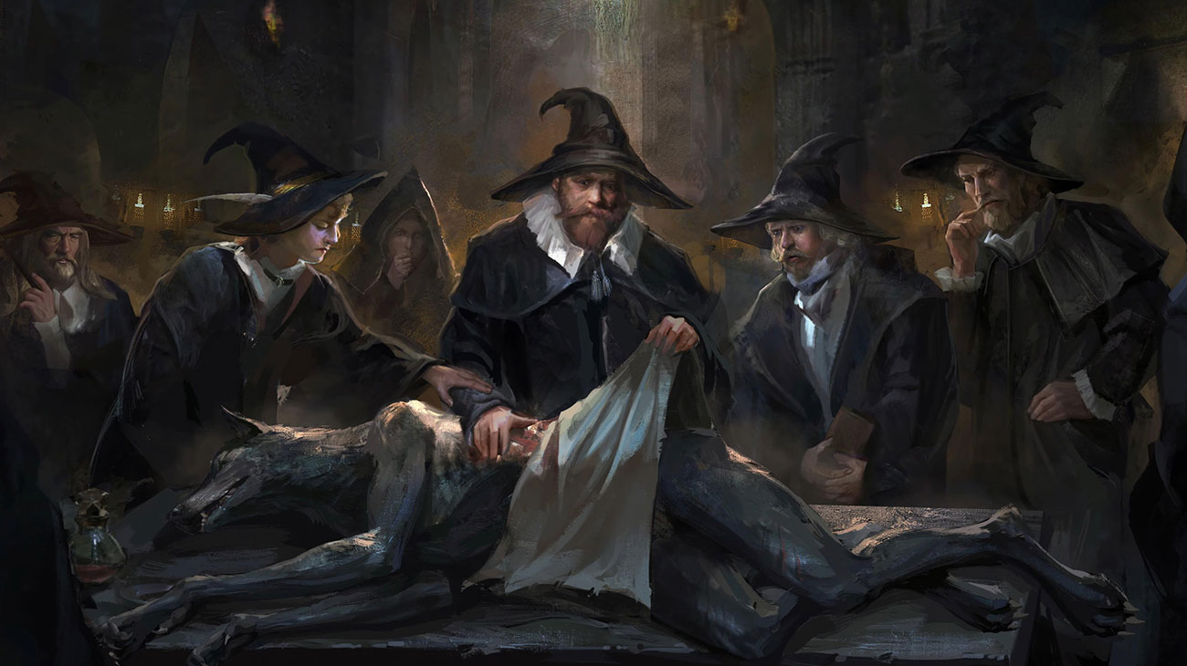 Autopsy Concept Art from Hogwarts Legacy