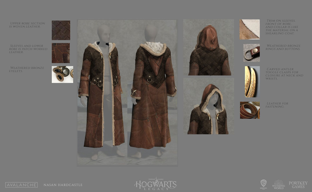 Beast Rescuer Robe Art from Hogwarts Legacy