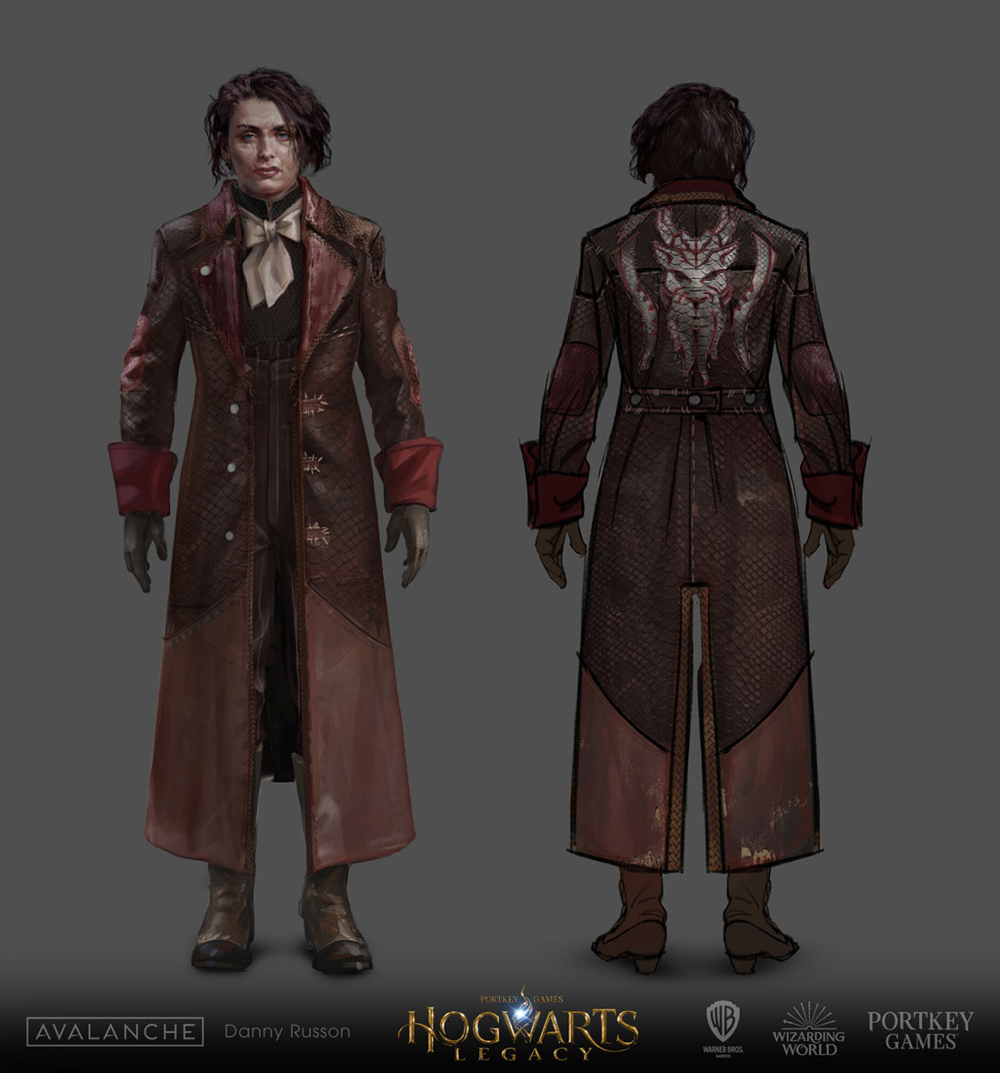 Dark Wizard Tempeste Thorne Art from Hogwarts Legacy