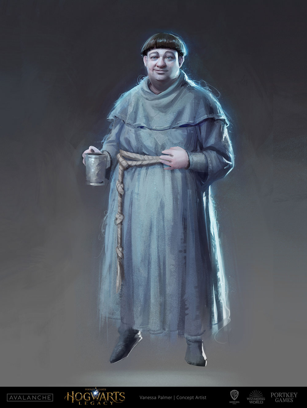 Fat Friar Ghost Concept Art from Hogwarts Legacy