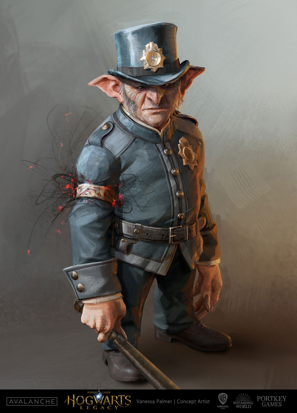 Gringott Guard Concept Art from Hogwarts Legacy