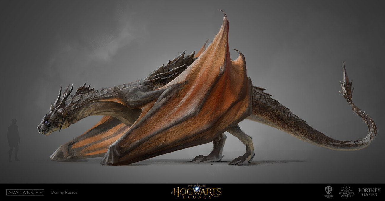 Hebridean Black Art from Hogwarts Legacy