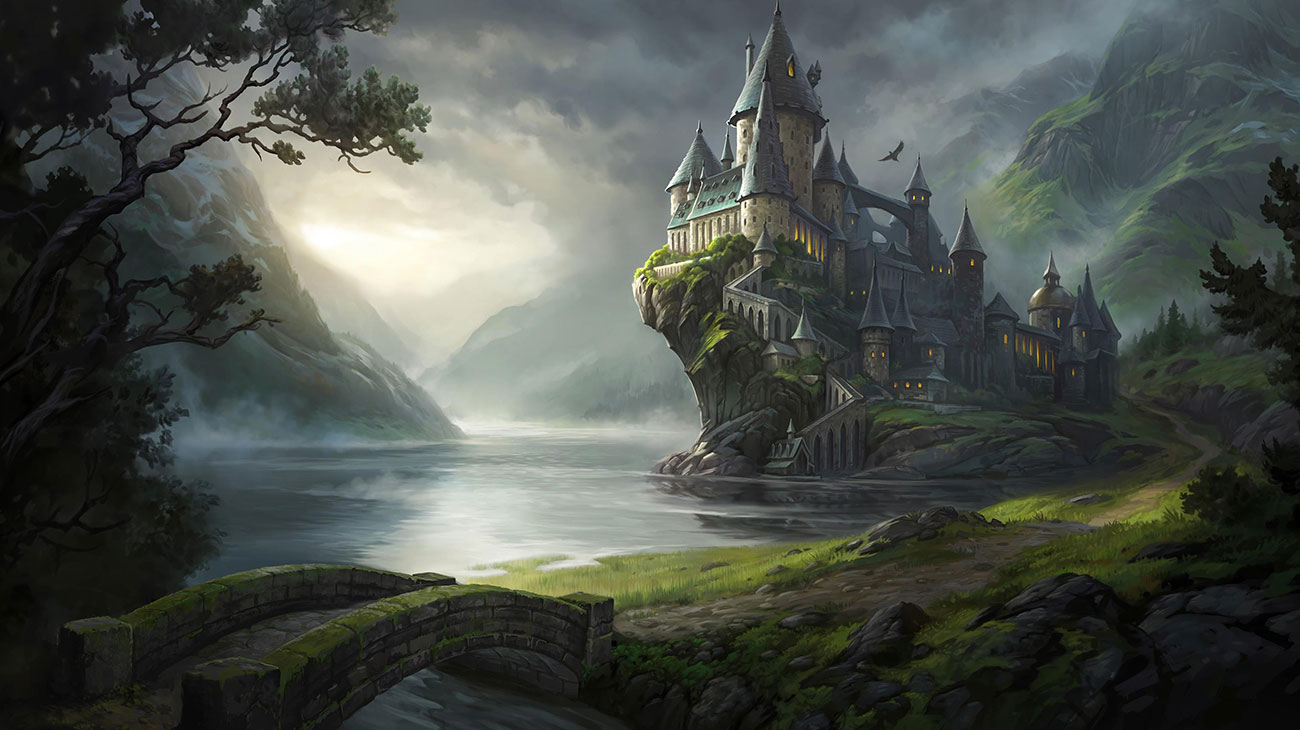 Hogwarts Castle Concept Art from Hogwarts Legacy