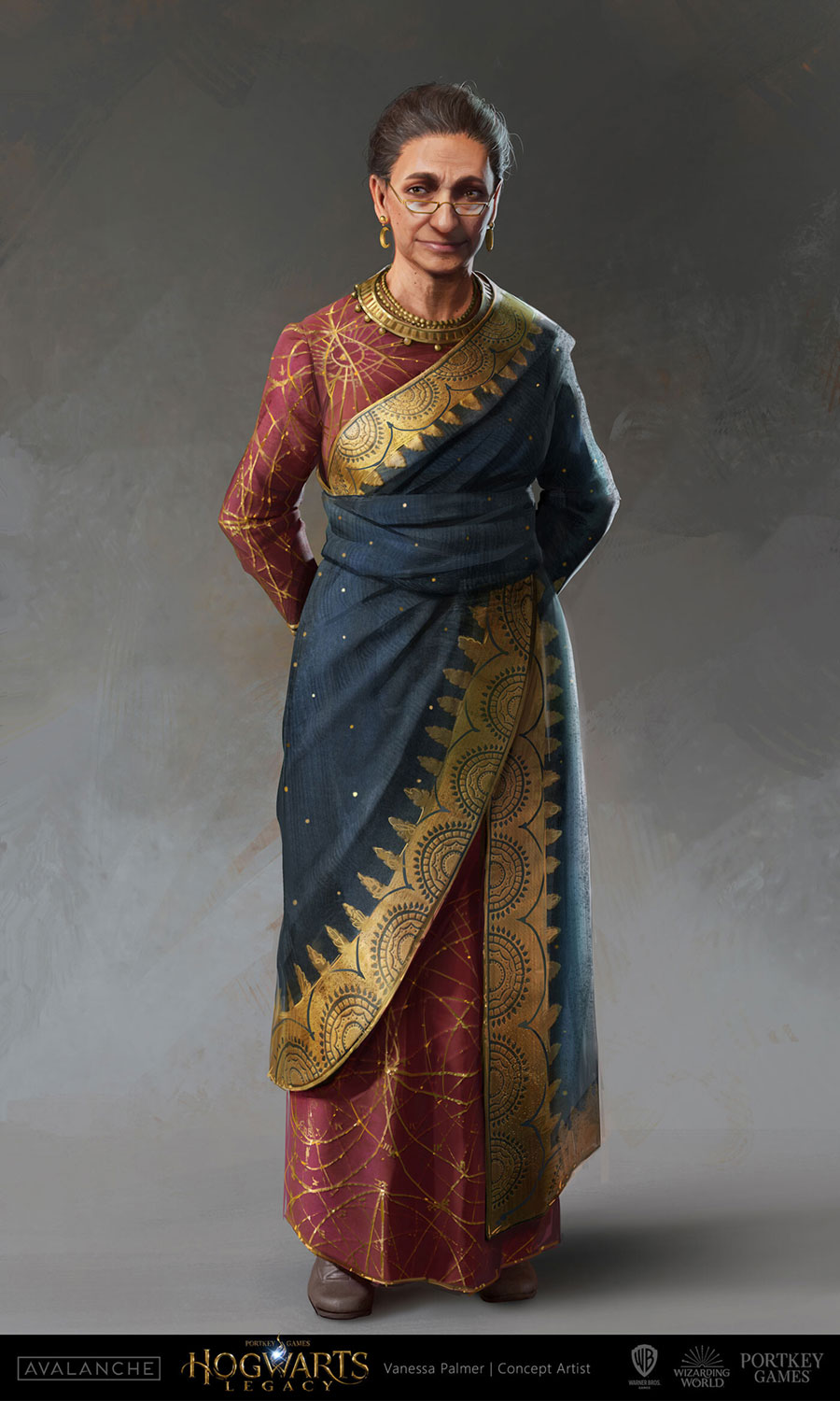 Satyavati Shah Concept Art from Hogwarts Legacy